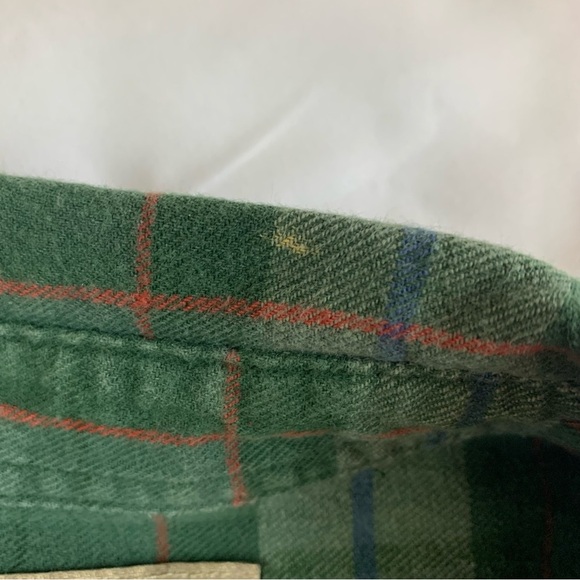 Duluth Trading Co Green & Blue Plaid XL Mens Flannel Shirt - Picture 15 of 15